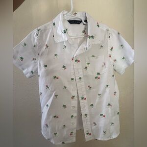 Janie and Jack linen cotton shirt for boy 5t